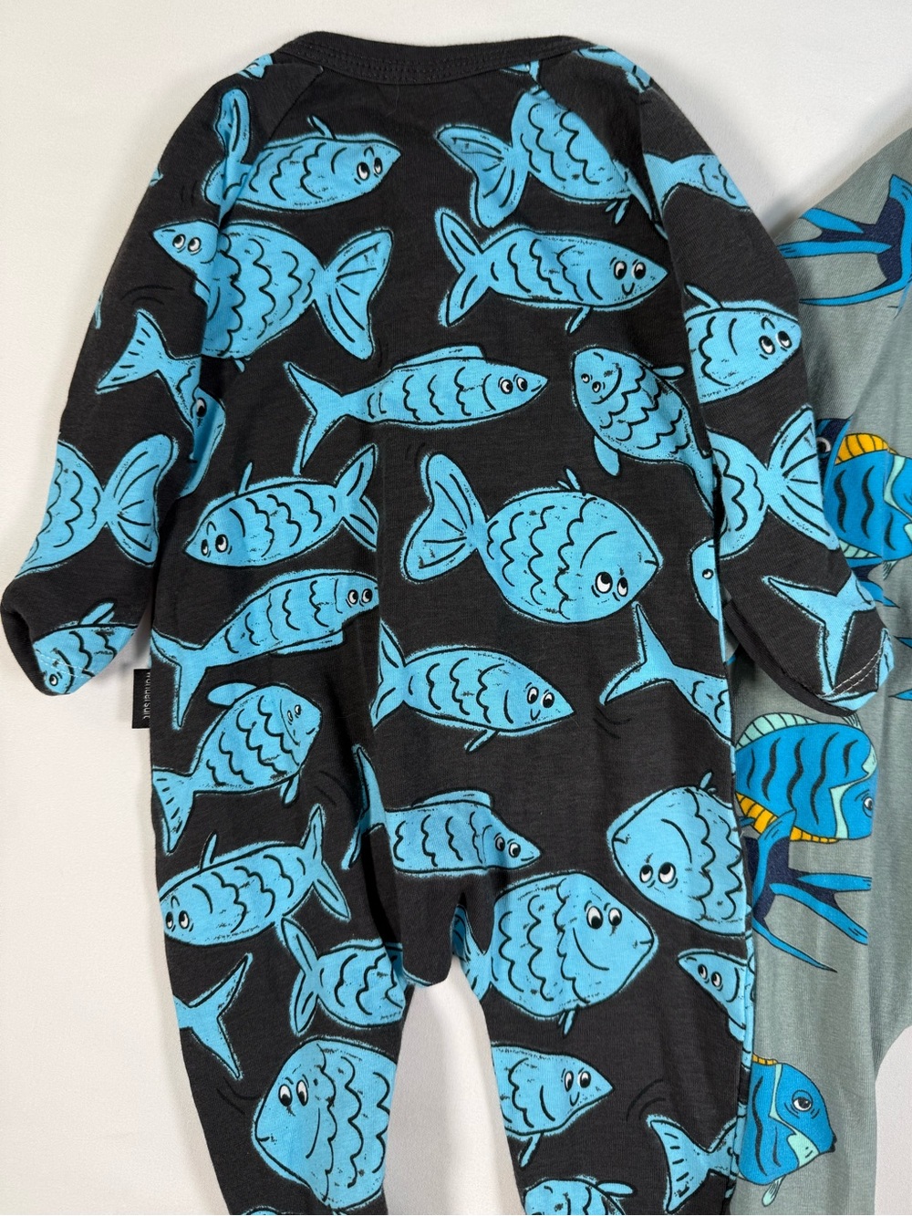BONDS Wondersuit Fish Zip Romper Lot Size 000 0-3m Coastal Ocean Baby Pajamas - Picture 11 of 15